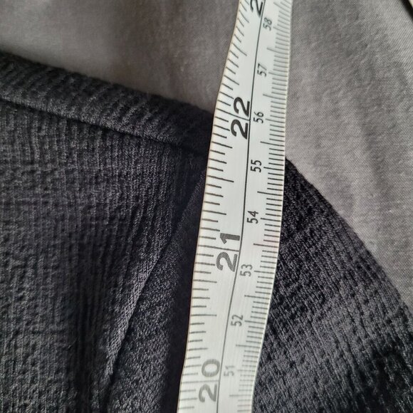 Standard James Perse Womens Black Slub Cotton Jersey Top Size 3 M/L Long Sleeve - Picture 6 of 8